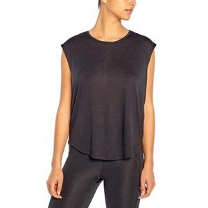 NWT! - Jessica Simpson Black Tie-Back Melissa Sleeveless Tee - Women's Size S